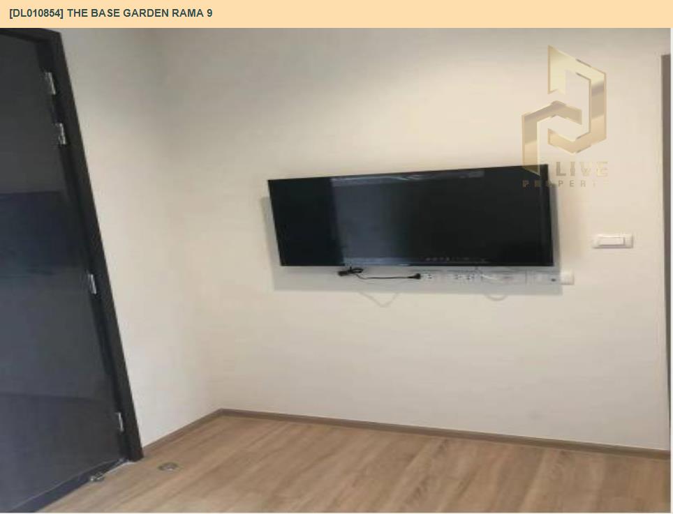 picture DL010854 Condo for rent, The Base Garden Rama 9  near ARL Ramkhamhaeng, ready to move in, call urgently 0638692663 LineID @534wlwof - 6/7
