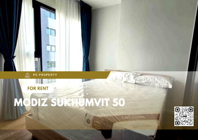 คอนโดให้เช่า : ให้เช่า✨Modiz Sukhumvit 50✨ เฟอร์นิเจอร์ เครื่องใช้ไฟฟ้าครบ ชั้น 19 ใกล้ BTS อ่อนนุช