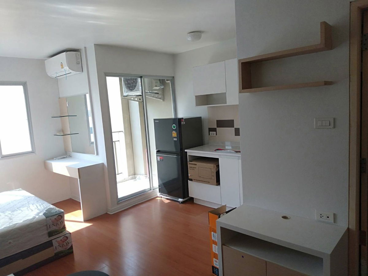 รูป 💥 เช่า!!! ลุมพินี บดินทร์เดชา-ราม ขนาด 25 ตรม. A4 ชั้น 7 ราคา 6,000 บาท เฟอร์และแอร์ - รูปที่ 3/4