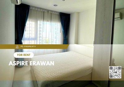 คอนโดให้เช่า : ให้เช่า✨Aspire Erawan ✨เฟอร์นิเจอร์ เครื่องใช้ไฟฟ้าครบ ใกล้ BTS เอราวัณ