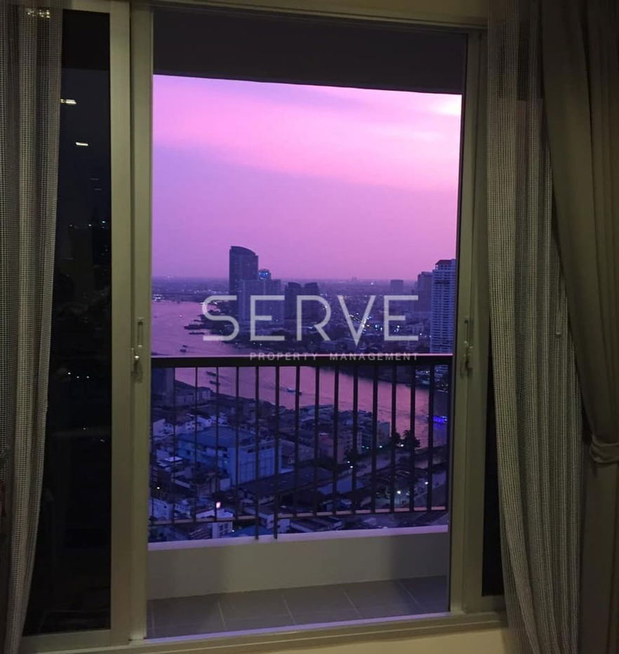รูป River View - Corner Room 1 Bed Super High Fl. 35+ Close to BTS Saphan Taksin 340 m. / For Rent-Rhythm Sathorn - รูปที่ 7/7
