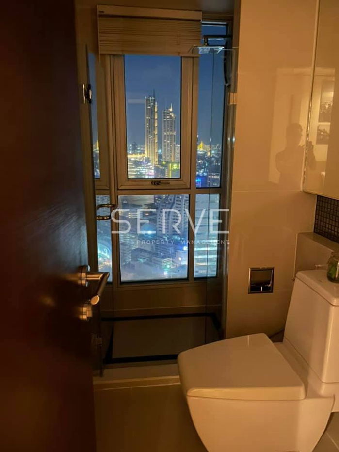 รูป River View - Corner Room 1 Bed Super High Fl. 35+ Close to BTS Saphan Taksin 340 m. / For Rent-Rhythm Sathorn - รูปที่ 6/7