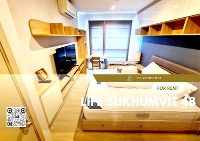 Condos for rent : For rent✨Life Sukhumvit 48✨ 2 bedrooms, built-in furniture. Complete with electrical appliances, near BTS Phra Khanong.