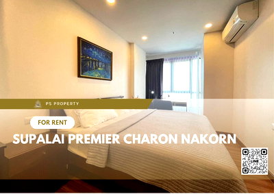คอนโดให้เช่า : ให้เช่า📌Supalai Premier Charoen Nakhon📌 ตกแต่งครบ เฟอร์นิเจอร์ เครื่องใช้ไฟฟ้าครบ ใกล้ BTS คลองสาน