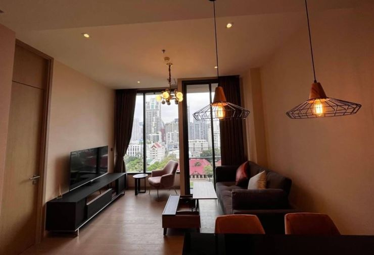 for rent The Esse Asoke. 1bed 46sq.m. Line id: @pfgent