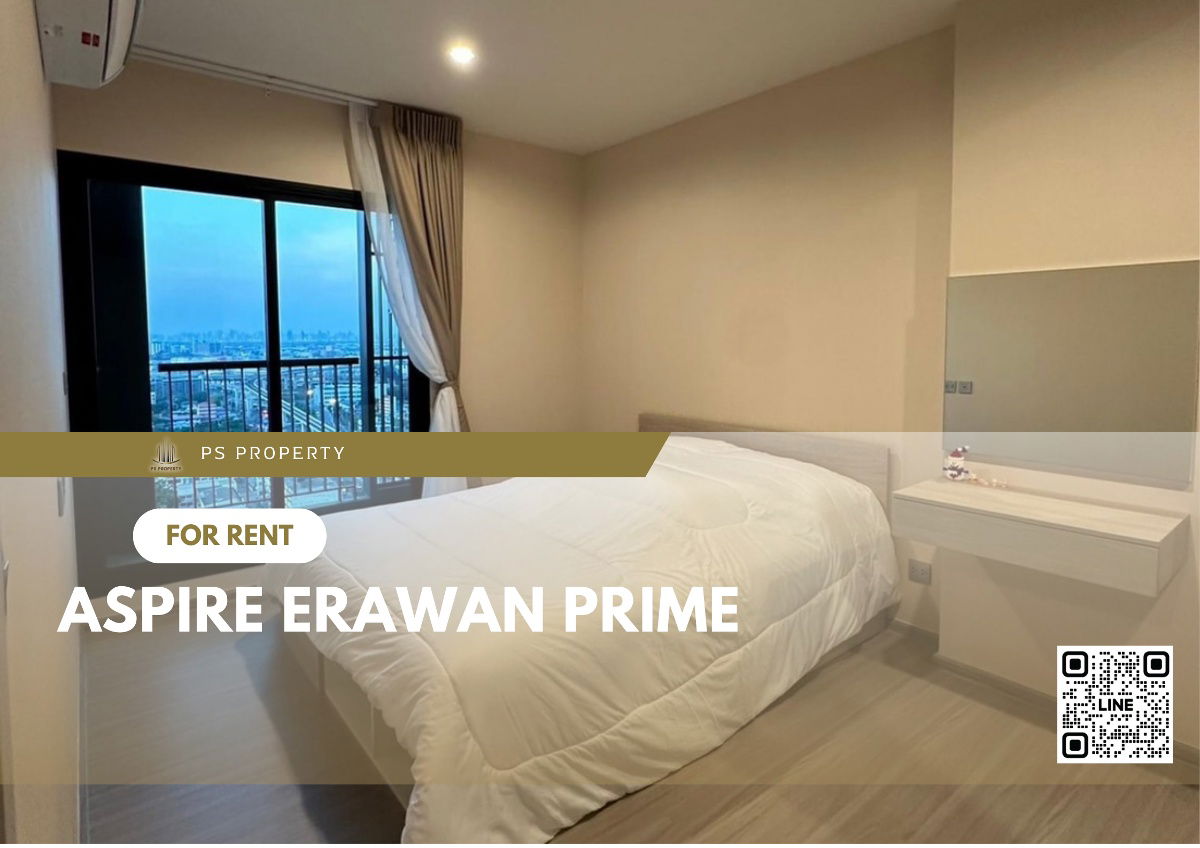 รูป ให้เช่า✨Aspire Erawan Prime✨ตำแหน่งห้องดีมาก เฟอร์นิเจอร์ คเรื่องใช้ไฟฟ้าครบ ใกล้ BTS เอราวัณ - รูปที่ 1/12