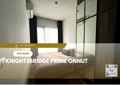 Condos for rent : For rent 🔥Knightsbridge Prime Onnut🔥, convenient travel, near BTS On Nut, furniture, complete electrical appliances.