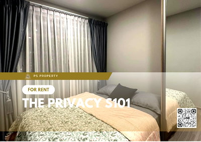 Condos for rent : For rent✨The Privacy S101✨ near BTS Punnawithi, fully furnished, electrical appliances. The central part is complete.