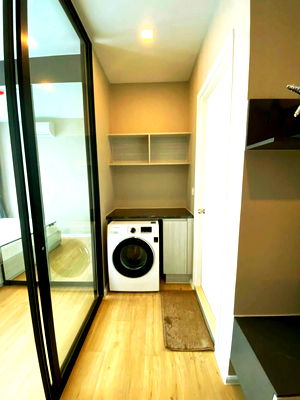 Condos for rent Kasetsart University Si Racha Campus : <Please add Line> Notting Hill, 34th floor, Thai Oil side view, south <There is a washing machine>