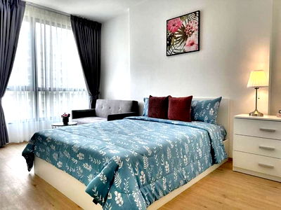 Condos for rent Makro Head Office : G7876❤️中国客户，请加微信。(在联系方式的旁边)For rent The Rich Rama 9-Srinakarin Line ❤️💜@condopremium💜❤️Ready to move in ⬛🟨 📞 065 695 3645🟨⬛