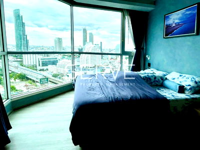 Condos for sale : 1 Bed High Fl. 20+ Best View & Good Location BTS Saphan Taksin 340 m. / For Sale-Rhythm Sathorn