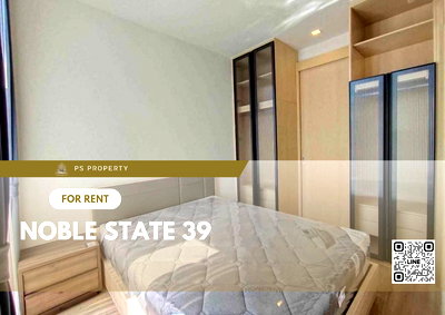 Condos for rent : For rent 🔥Noble State 39🔥 New room, furniture, complete electrical appliances, near BTS Phrom Phong.
