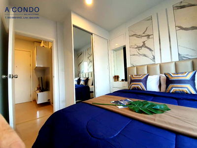 Condos for rent : (Lower Price in the project) The Tree Sukhumvit 71-Ekamai ❤️ 1 Bed Fully Decorate Rental price 12,000 THB./Month 