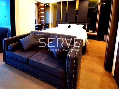 Condos for rent : 1 Bed with Partition Super High Fl. 45+ Good View & Good Location MRT Sam Yan 180 m. at Ashton Chula-Silom Condo / For Rent