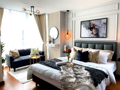 Condos for sale Lat Phrao Road : Condo for sale The Kris Express 2 fully furnished.