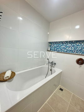 2 Beds with Bathtub Homey Style Good Location Close to BTS On Nut 400 m. / For Rent & For Sale-Residence Sukhumvit 52