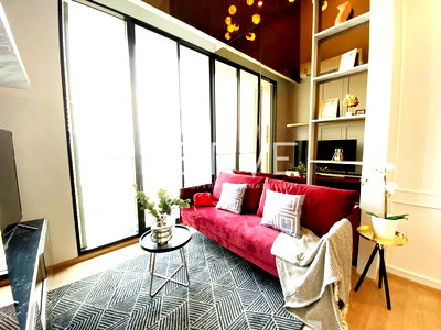Condos for rent : Luxury Style Loft 2 Beds 1 Bath High Fl. 25+ BTS Asok & MRT Sukhumvit 550 m. / Condo For Sale-Noble Recole Sukhumvit 19 (โนเบิล รีโคล สุขุมวิท 19)