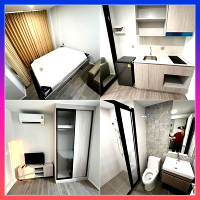 Condos for rent : Atmoz Portrait Srisamarn Condo for rent near Rangsit, Pathum Thani, Muang Thong Thani, Pak Kret, Chaengwattana, Tiwanon, Nonthaburi.