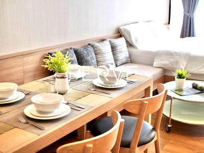 Condos for sale : Hot Price!! Studio Nice Decorate High Fl. 20+ Good Location BTS Phrom Phong / Condo For Rent-Park 24