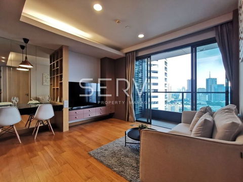 Nice Decorate 2 Beds 55 sq.m.  High Fl. Good Location BTS Phrom Phong 900 m. / For Rent & For Sale-The Lumpini 24
