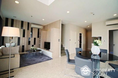 ดูเพล็กซ์ 2-ห้องนอน ที่ เดอะ เครสท์ สุขุมวิท 34 ใกล้ BTS ทองหล่อ (ID 1242392)