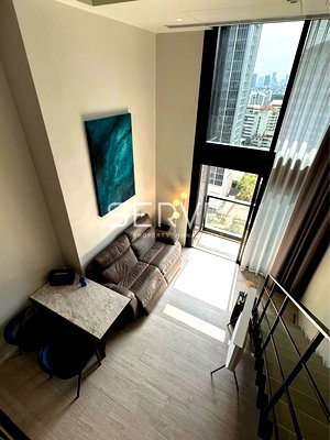 Condos for sale : Loft 1 Bed 46 sq.m. High Fl. 10+ Good Location Close to BTS Surasak 400 m. / For Rent & For Sale-The Lofts Silom