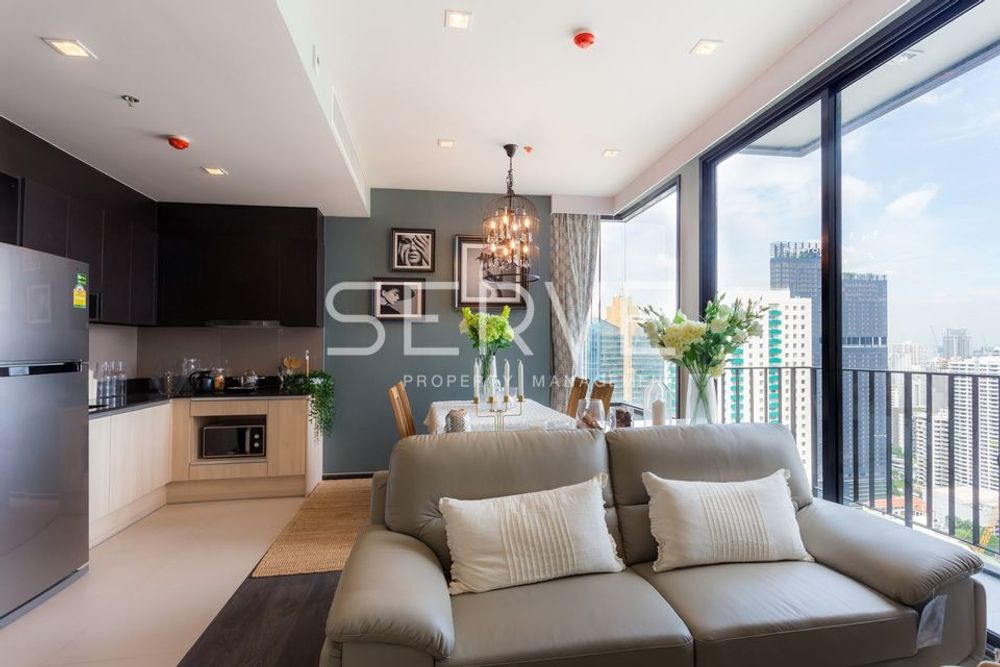 picture Nice Decorate & Nice View 2 Beds High Fl. 25+ Good Location BTS Asok 250 m. & MRT Sukhumvit 200 m.-Edge Sukhumvit 23 - 1/13