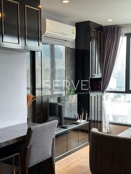 1 Bed (Partition) with Bathtub High Fl. 30+ BTS Chit Lom 700 m. & Airport Link Ratchaprarop 900 m.-Q Chidlom Phetchaburi