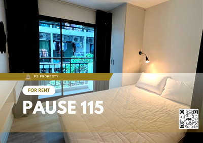 Condos for rent : For rent 🔺Pause 115🔺Beautiful room, fully furnished, built-in decoration. Ready to move in, condo near BTS Pu Chao 270 meters 🚆✨