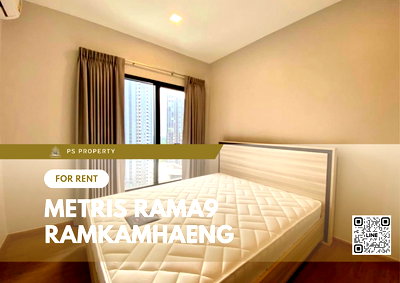 Condos for rent : For rent⭐Metris Rama9 Ramkamhaeng⭐ pet friendly🐈🐕‍   14th floor, swimming pool view, furniture, complete electrical appliances.