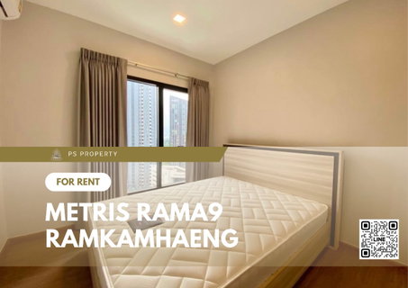 รูปภาพ For rent⭐Metris Rama9 Ramkamhaeng⭐ pet friendly🐈🐕‍   14th floor, swimming pool view, furniture, complete electrical appliances.