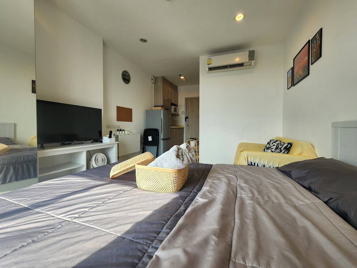 รูป **ห้องว่างครับผม รีโนเวทใหม่ ให้ของตามภาพ ทิศใต้ **ให้เช่า Ideo Mobi จรัญ-อินเตอร์เชนจ์ พร้อมอยู่ครับ SN116.8 - รูปที่ 32/52