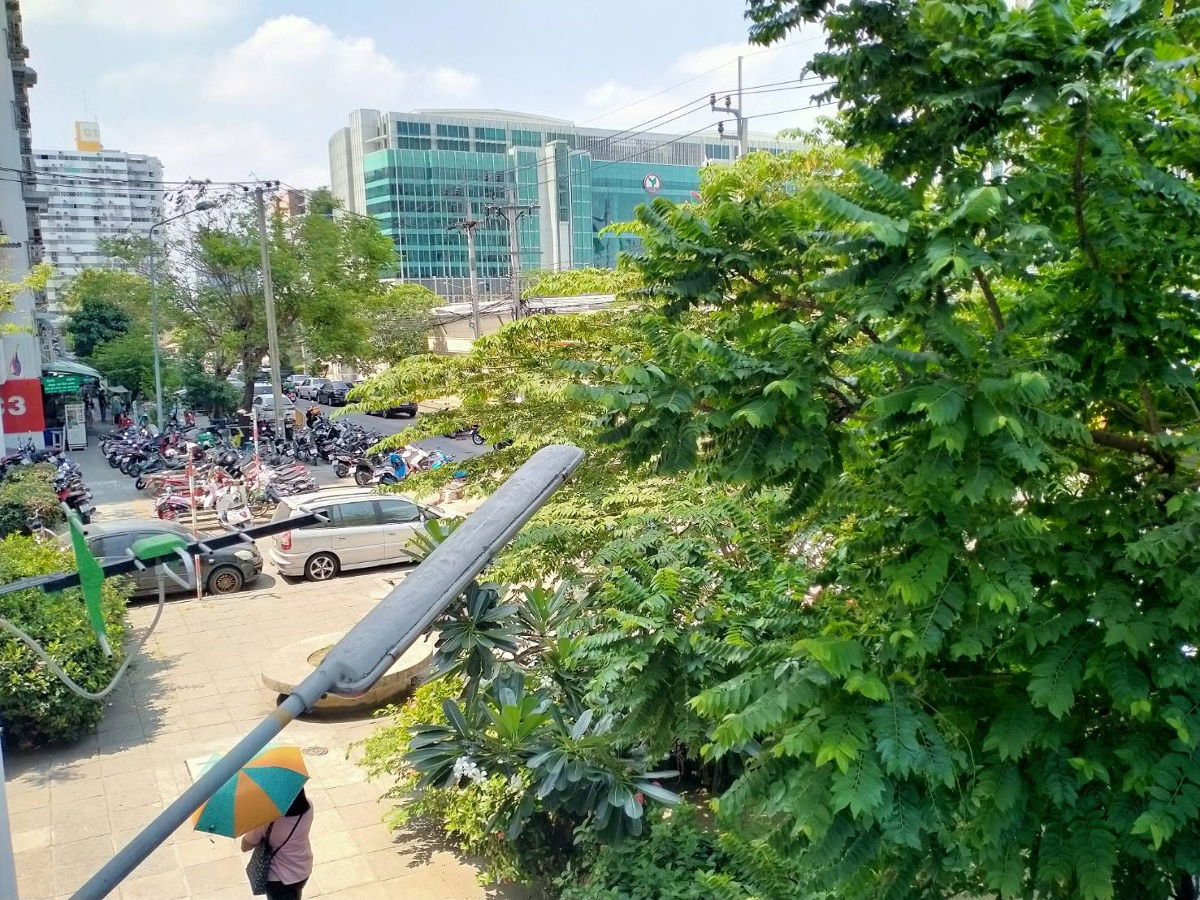 รูป ห้องเช่า เมืองทอง ตึก C4  วิวนอก เตียงคู่ ใกล้ห้าง โรงหนัง - รูปที่ 5/5