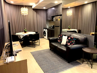 เช่าคอนโด MRT สามย่าน : 2 ห้องนอน🚨ให้เช่า (2416) Ashton Chula-Silom เอชตั้น จุฬา-สีลม ห้องใหม่ แต่งสวย แต่งครบ ราคาดี 65,000 แอดไลน์@realestateforreal