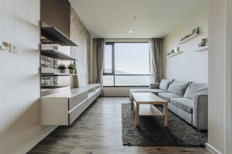 Condo for rent Knightsbridge the Ocean Sriracha 2 bed corner room mountain view 18,000 baht (S03-0939)