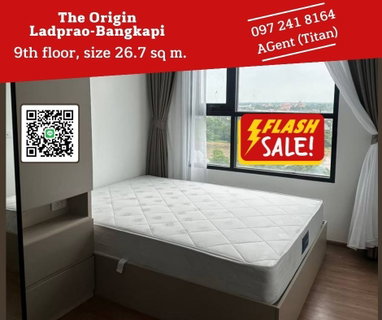 รูปภาพ 🔥🔥The Origin ram209 One bed room Lucky number, great room, live here and get rich!!! 🔥🔥