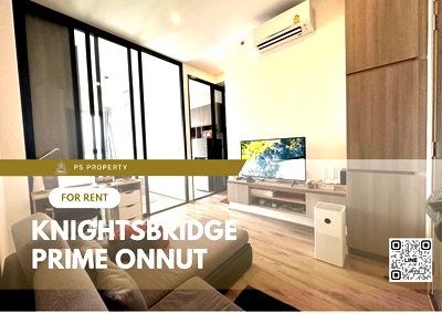 Condos for rent : For rent 📣Knightsbridge Prime Onnut 📣 Convenient travel near BTS On Nut, furniture, complete electrical appliances.