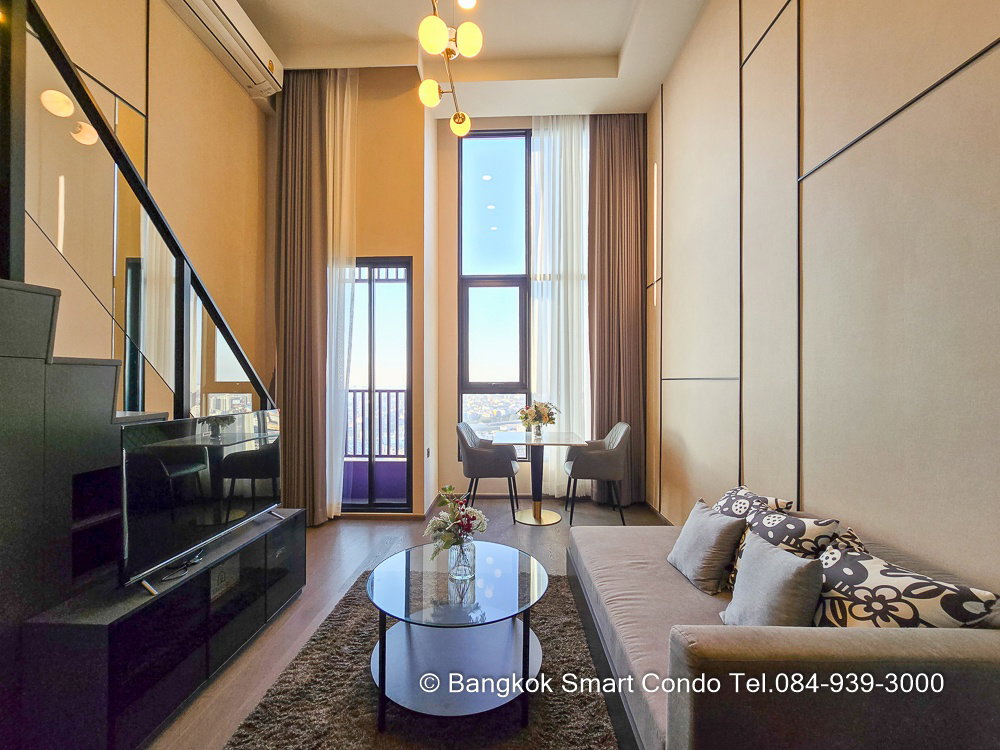 ให้เช่าคอนโด Park Origin จุฬา-สามย่าน Duplex 1 นอน 35 ตรม. ห้องสวย Fully Furnished