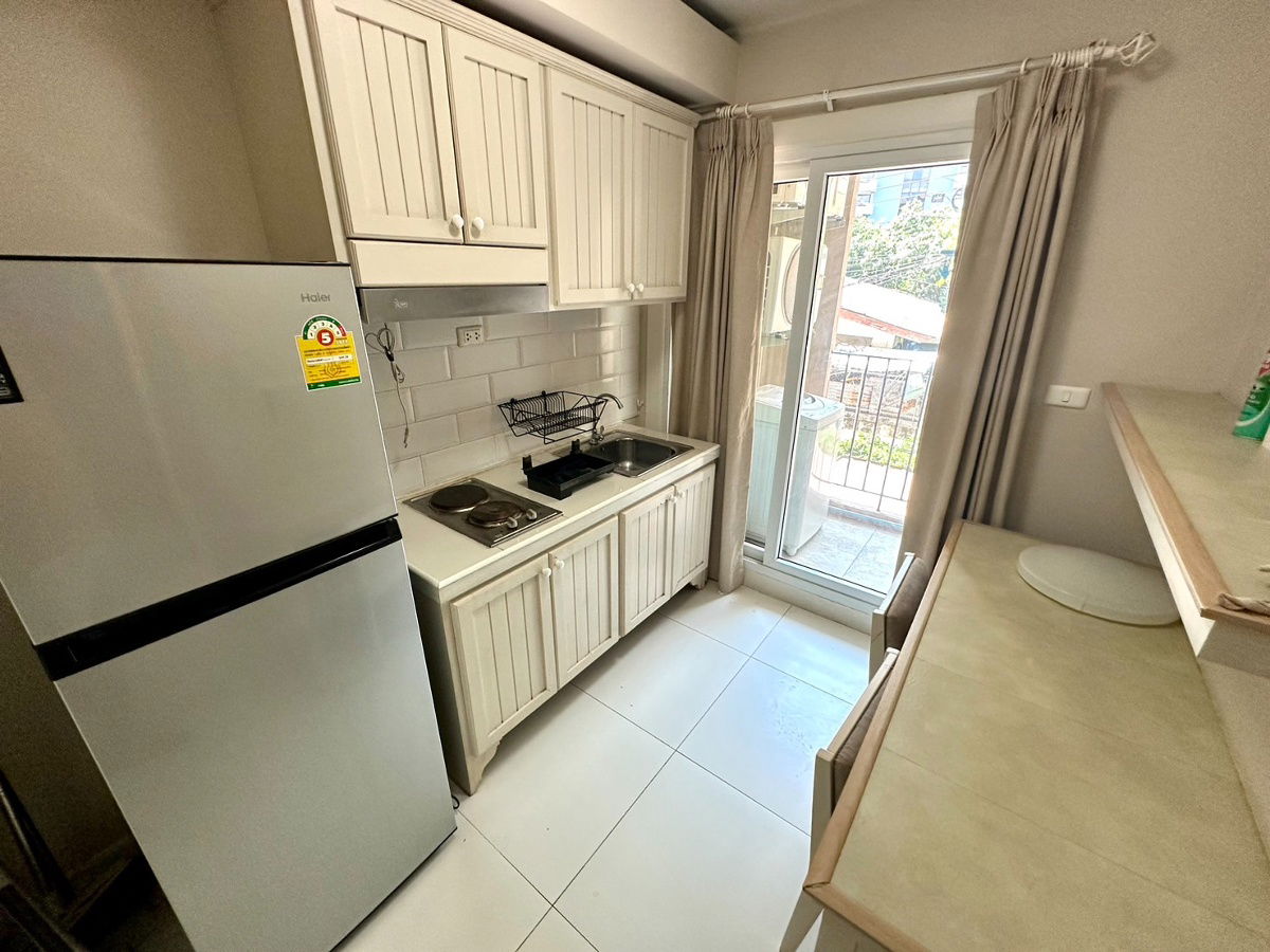 รูป **พร้อมอยู่** ตึก B ชั้น 2 ✔️มีเครื่องซักผ้า ✔️ทำอาหารได้ - รูปที่ 11/14