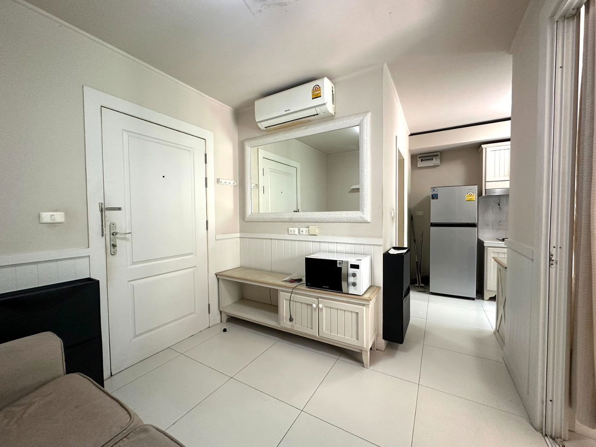 รูป **พร้อมอยู่** ตึก B ชั้น 2 ✔️มีเครื่องซักผ้า ✔️ทำอาหารได้ - รูปที่ 4/14