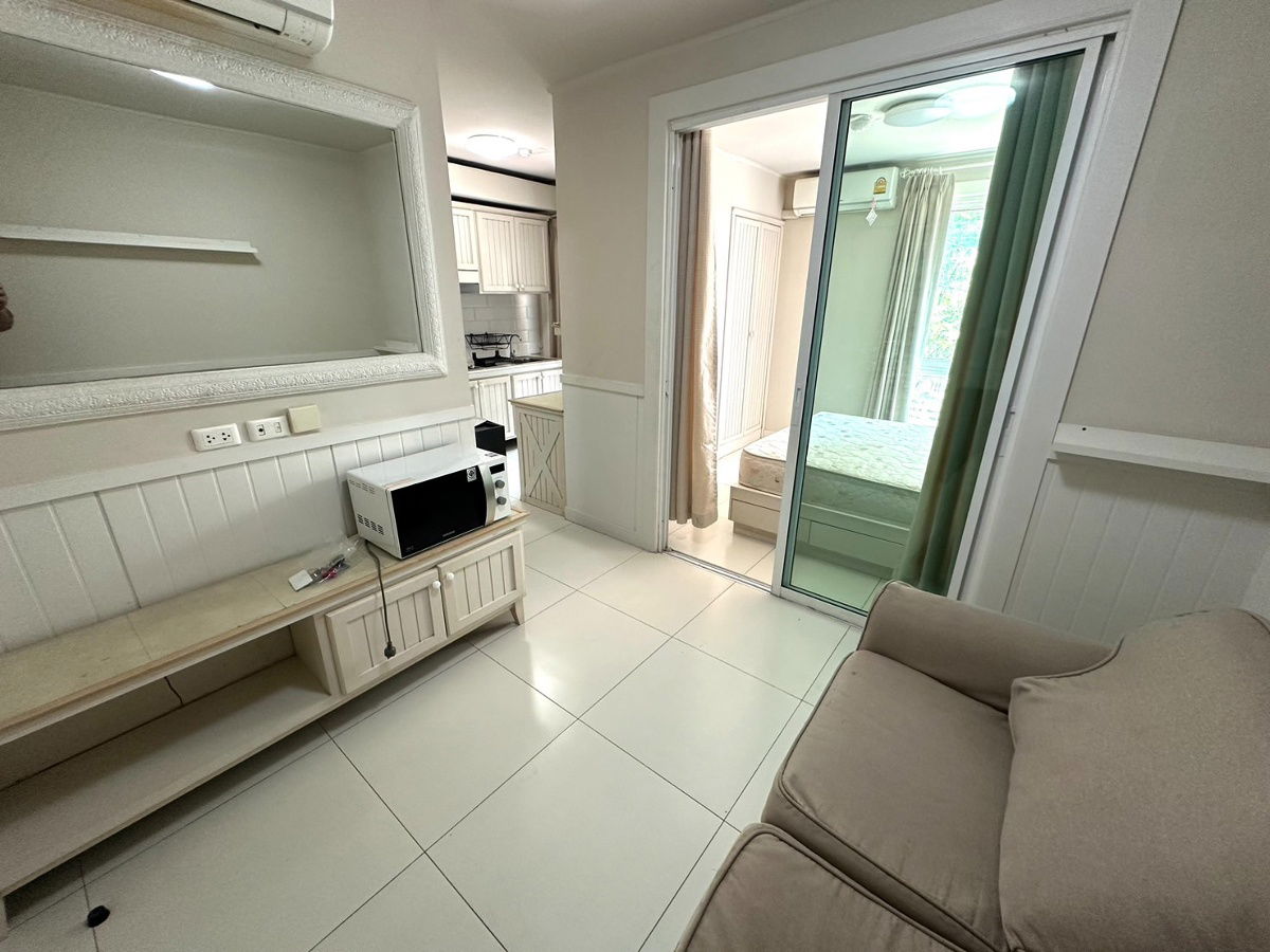 รูป **พร้อมอยู่** ตึก B ชั้น 2 ✔️มีเครื่องซักผ้า ✔️ทำอาหารได้ - รูปที่ 2/14