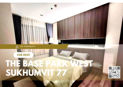 Condos for rent : For rent📣The Base Park West Sukhumvit 77📣 2 bedrooms, beautifully decorated, fully furnished, near BTS On Nut.