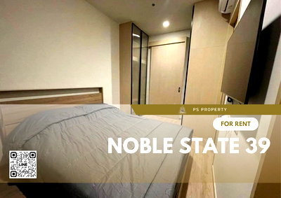 Condos for rent : For rent 📣Noble State 39 📣Convenient travel near BTS Phrom Phong, beautifully decorated, fully furnished. Complete electrical appliances