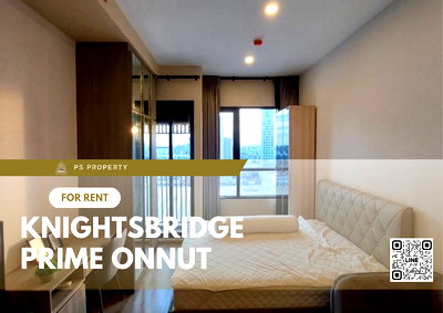 Condos for rent : For rent 📌Knightsbridge Prime Onnut📌 near BTS On Nut, furniture, complete electrical appliances.