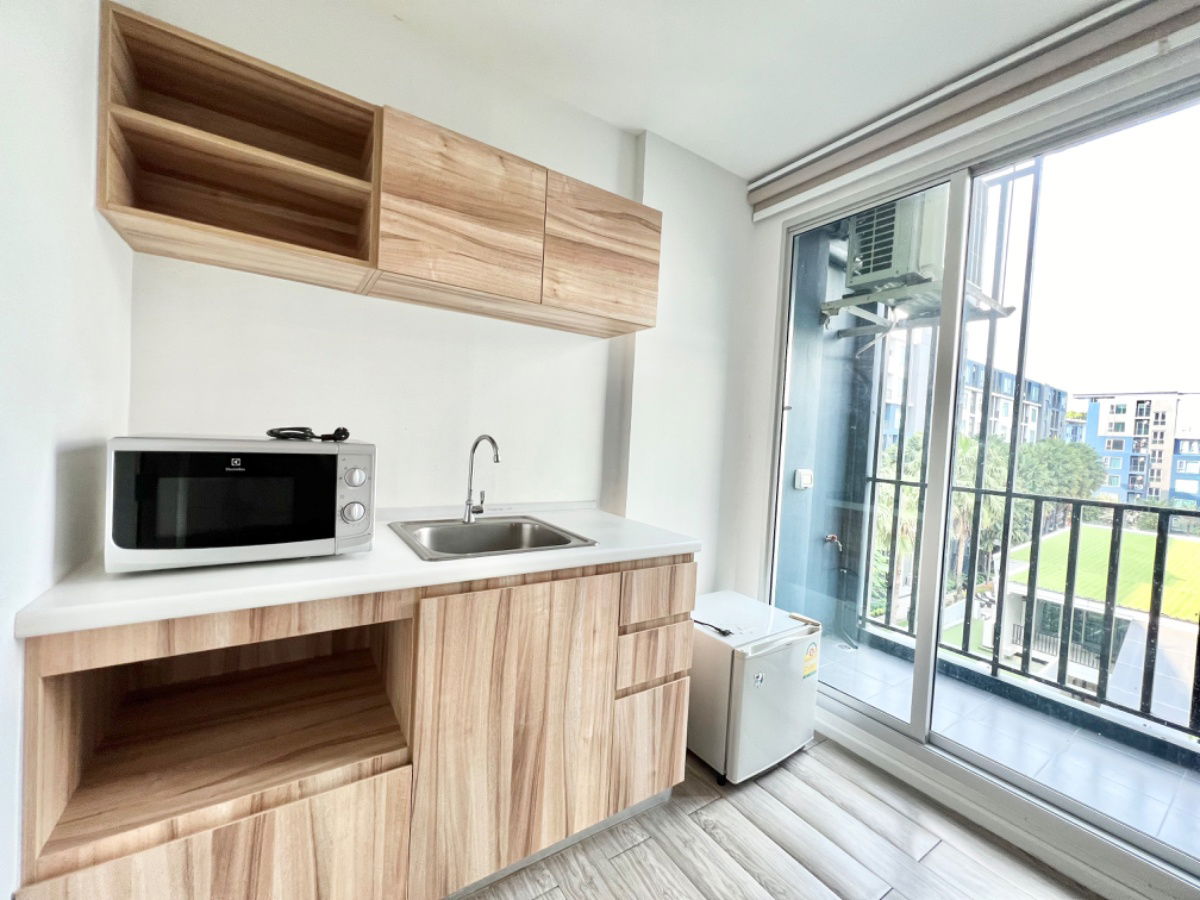 picture ❗️Best price 8000❗️Large room, pool view, Happy Condo Donmueang the Terminal 📲Contact call/Line 099-289-1569 - 3/12