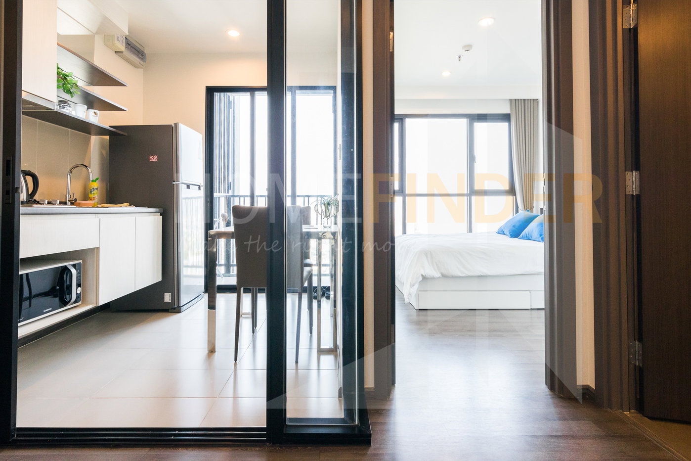 รูป The Base Park West 1 bedroom, for rent - รูปที่ 2/9