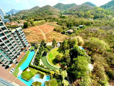 เช่าคอนโด วิทยาลัยเทคโนโลยีศรีราชา : ชั้น 16 ✔️ วิวเขา สวยมาก 35ตรม ในราคาเพียง 10,000บาท✔️เฟอร์ครบ เครื่องซักผ้า