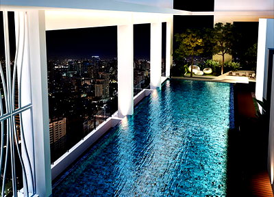 คอนโดให้เช่า : Rhythm Sathorn 1 bedroom, for rent