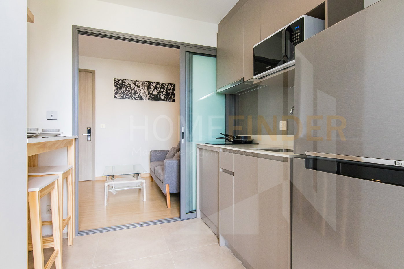 รูป Whizdom Connect Sukhumvit 1 bedroom, for rent - รูปที่ 8/14