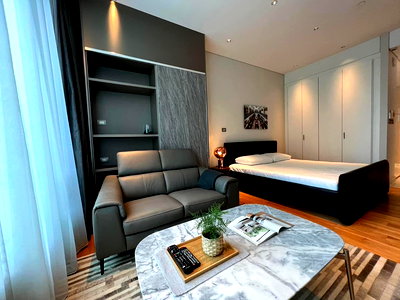 คอนโดให้เช่า : LTH9908 – Sindhorn Residence FOR RENT size 40Sq. m. 1 bed 1 bath Near BTS Chilom Station ONLY 45k/month